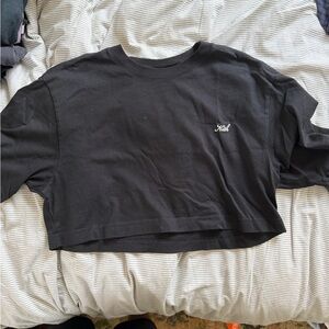 Kith Black Cropped T-Shirt